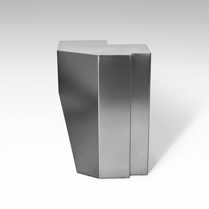 'Cut Forms' Podium Table in Brass