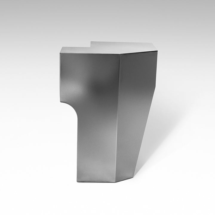 'Cut Forms' Podium Table in Brass
