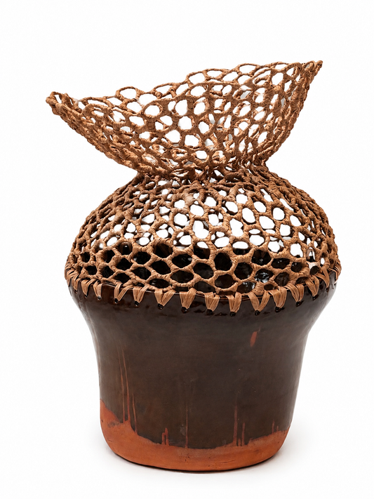 Honeycomb Basket in Black